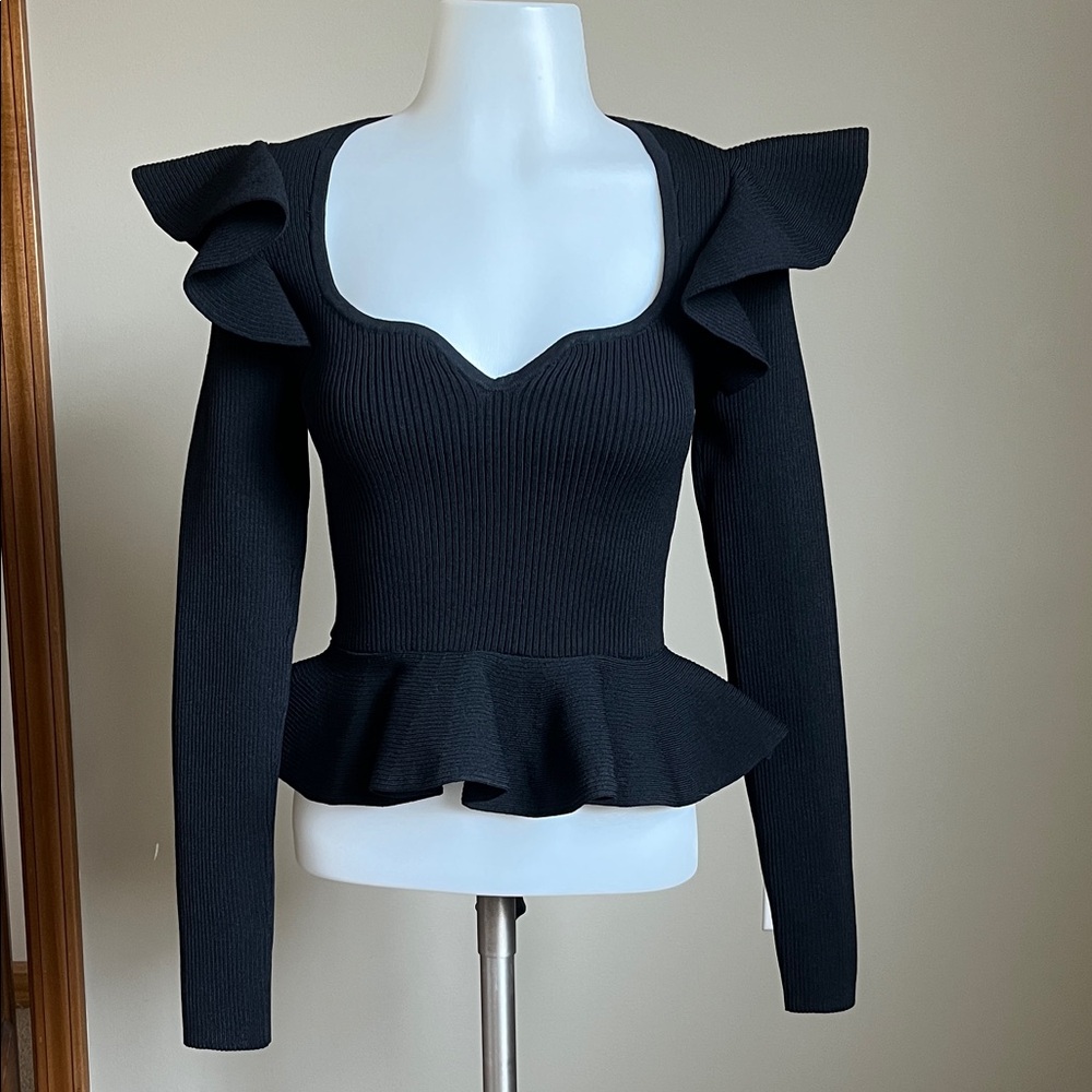 Structured Knit Top